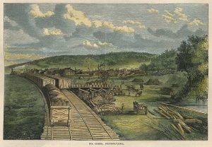 Oil Creek PA, 1864